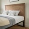 Flash Furniture Queen Light Brown Herringbone Adjustable Headboard MG-97881-QHB-Q-LTBRN-GG - alternate 1